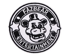 Fazbear Entertainment Freddy Face 3.15" Diameter Embroidered Patch