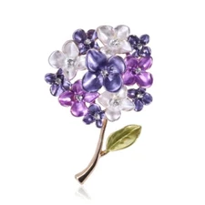 Vintage Fashion Flower Brooches For Women Weddings Party Brooch Pins Gifts