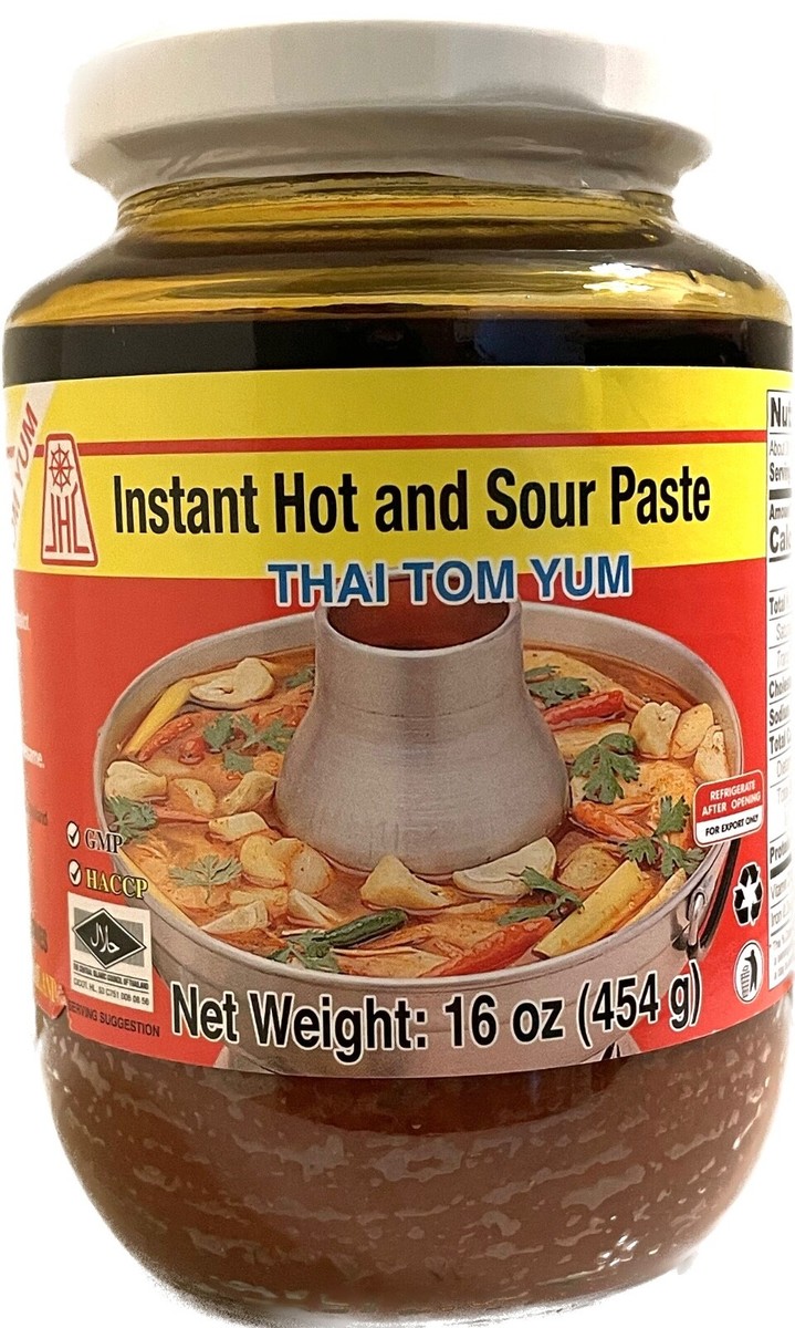 1 Pack - 16oz JHC Thai Tom Yum Instant Hot & Sour Paste | eBay