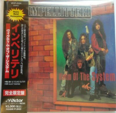 Impellitteri - Victim of the System Japan CD VICP-2124 MLPS 5 Tracks NEU NEW