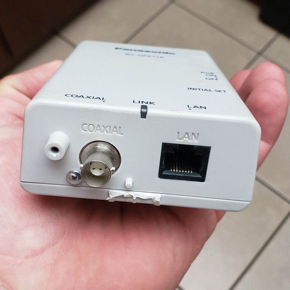 Panasonic BY-HPE11H BY-HPE11R Coaxial-LAN Converter - See Pictures ...