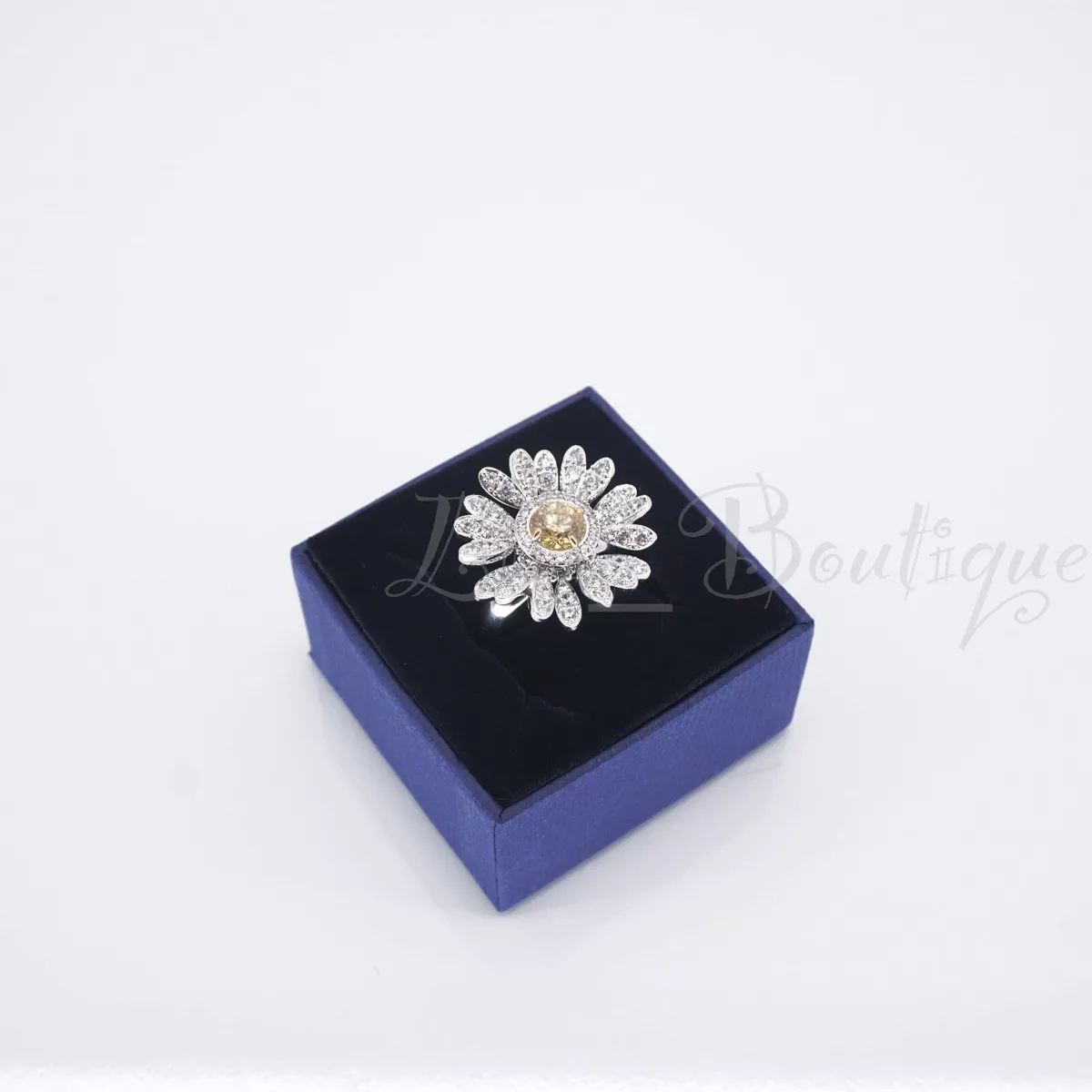 Swarovski eternal flower ring deals