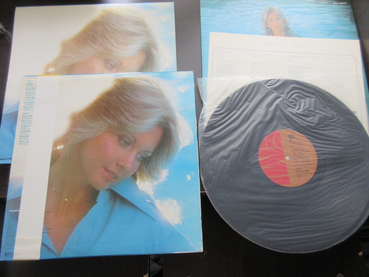 Olivia Newton-John Come on Over Japan Vinyl LP EMS-80490 w Promo