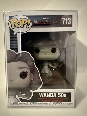 MARVEL WANDAVISION 50'S WANDA (BLACK & WHITE) FUNKO POP! VINYL *SELTEN* 713 - BNSB