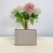 Coach CH090 Slim Money Clip Billfold Wallet In white Man
