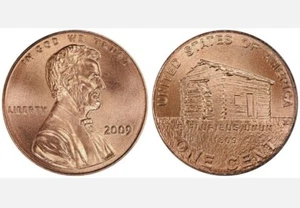 Double Sided Lincoln Penny PUZZLE A· ROUND Puzzle - 140 Pieces- by Pigment & Hue
