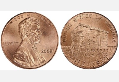Double Sided Lincoln Penny PUZZLE A· ROUND Puzzle - 140 Pieces- by Pigment & Hue