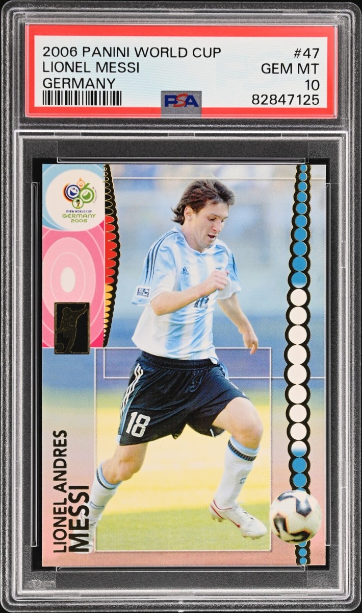 messi 2006 panini wc rc