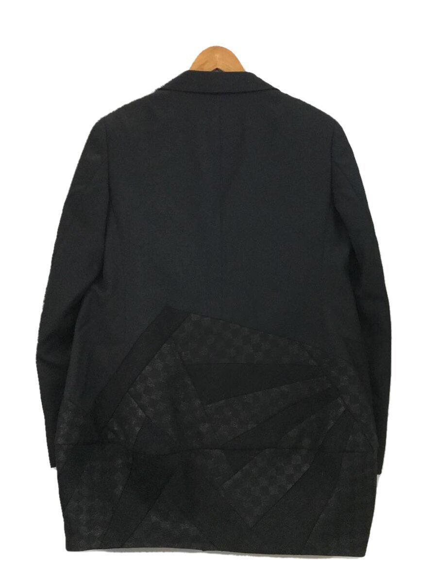 COMME des GARCONS PLUS patchwork Jacket wool blac… - image 2