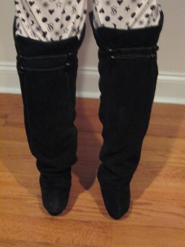 steven madden blondee suede over knee boots 7 #284 - Picture 3 of 11
