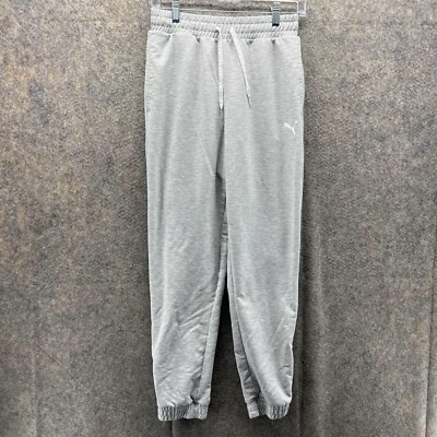 Puma Sweatpants Women Extra Small Ladies Gray Jogger Pants