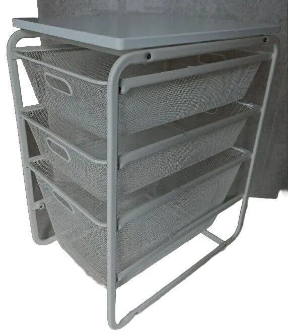 IKEA Algot Storage frame White With White Topper NO BASKETS IKEA Algot Storage frame White With White Topper NO BASKETS