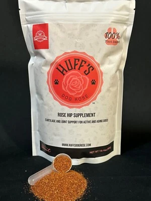 Huff's Dog Rose Hip Rose-Hip Canine Supplement 20oz (567g) Best Formula!! vital