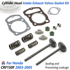 For 2003-2005 Honda CRF150F Cylinder Head Valve Intake Exhaust Valves Gasket Kit