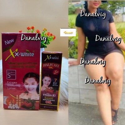 XX-WHITE HC Egyptian Gold Body Lotion & Oil. 100% Response 5 Days. 