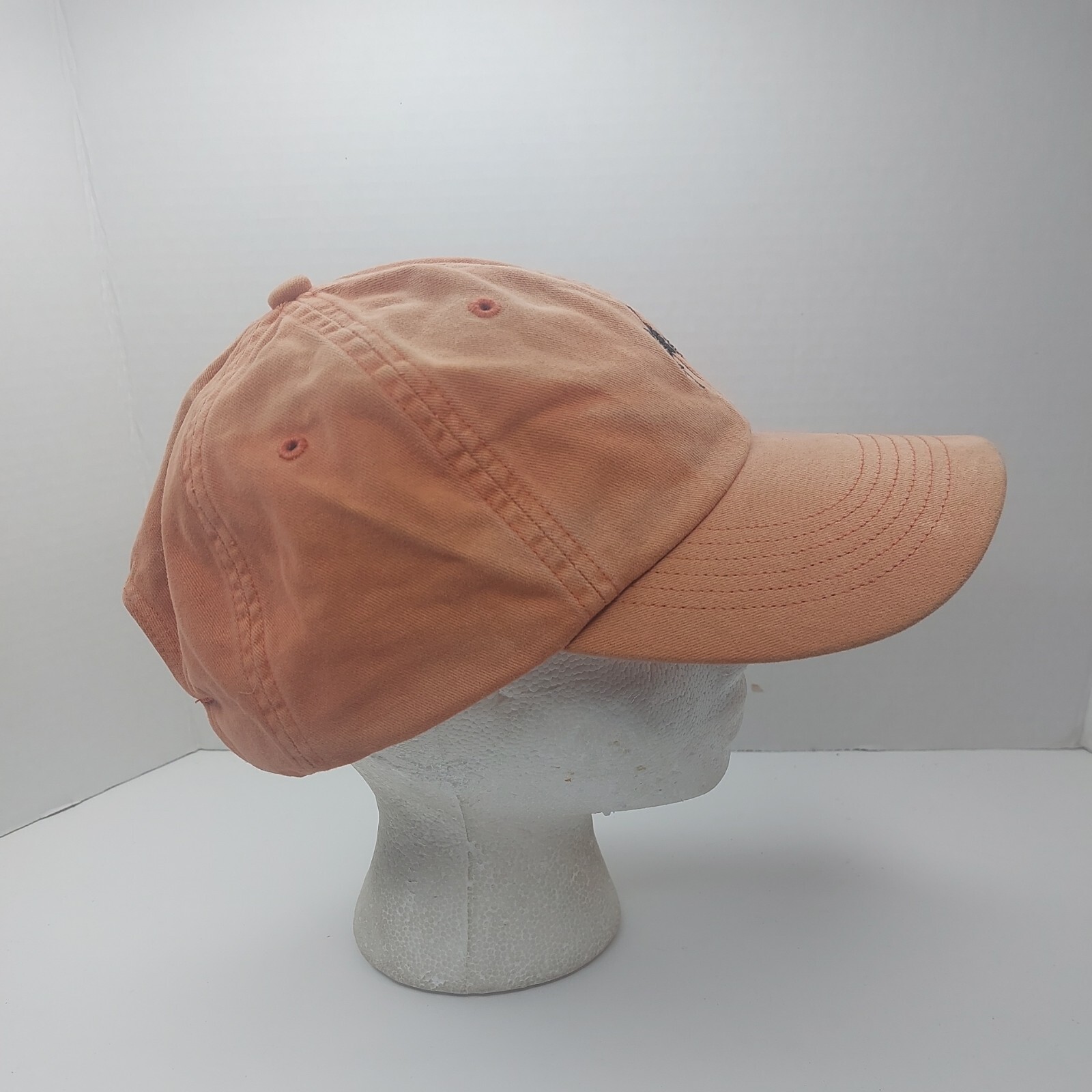 Three tree Strap back Dad Hat Cap Rust color - image 5