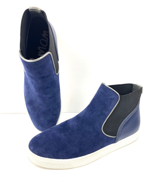sam edelman blue suede shoes