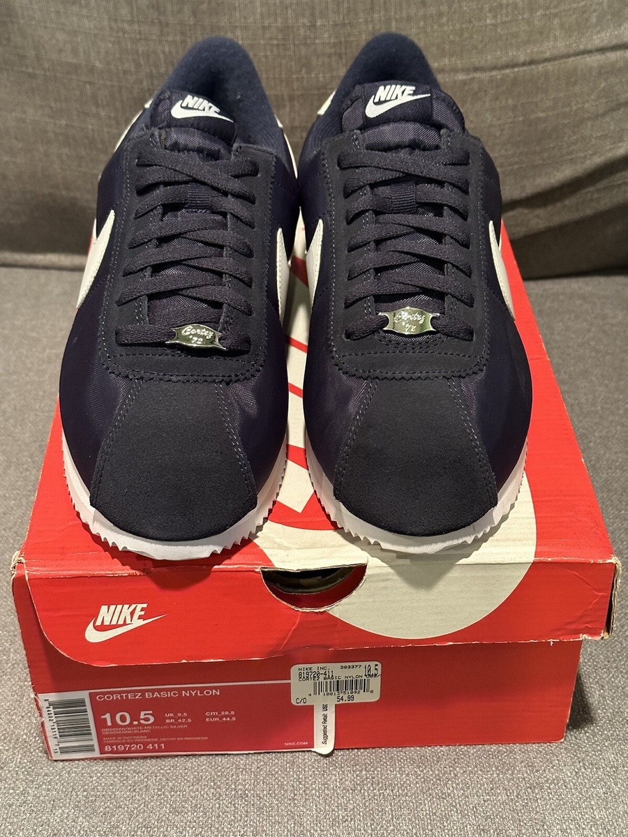 Size 10.5 - Nike Cortez Basic Nylon Obsidian for sale online