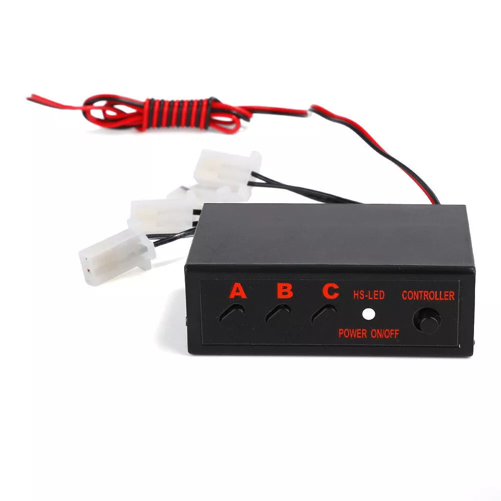 Led strobe outlet controller 12v