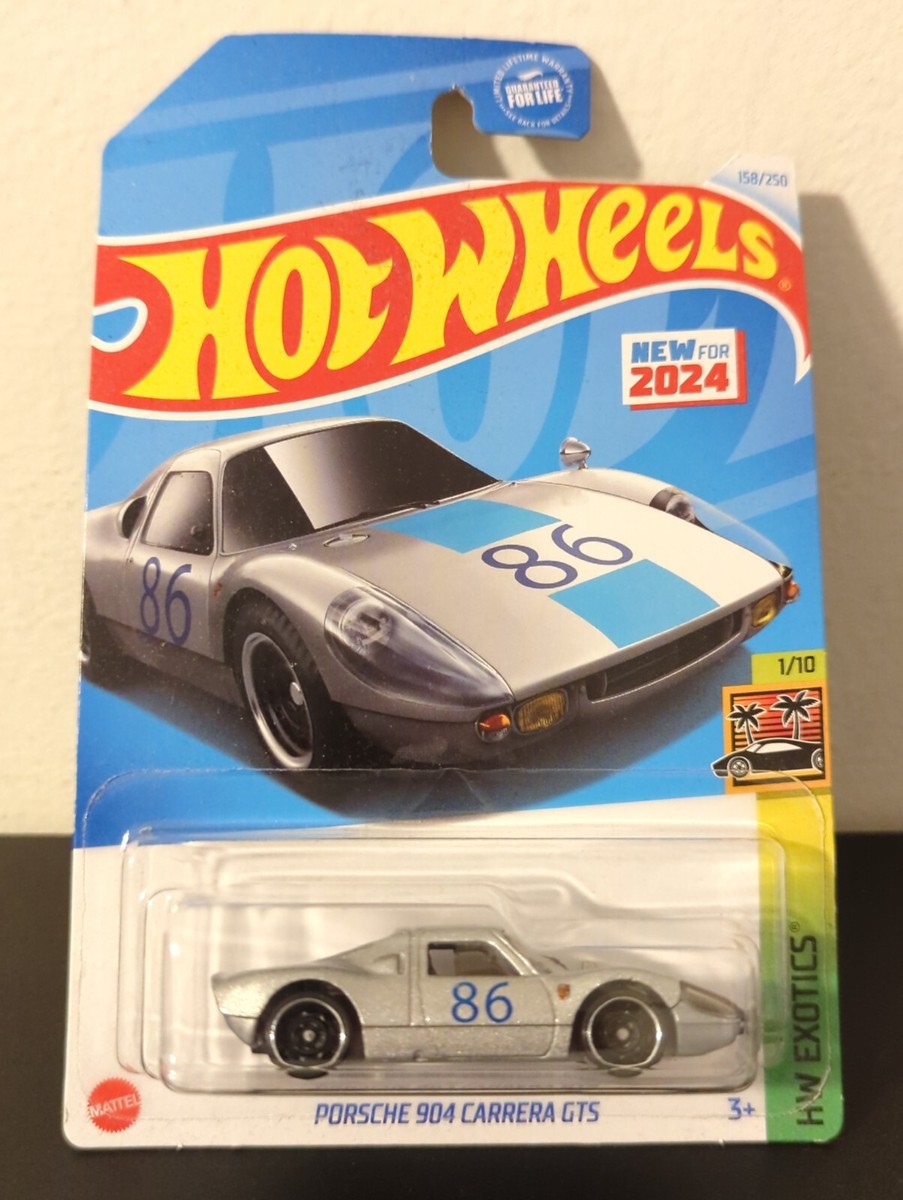 2024 HOT WHEELS PORSCHE 904 CARRERA GTS HW EXOTICS 1/10 SILVER NEW