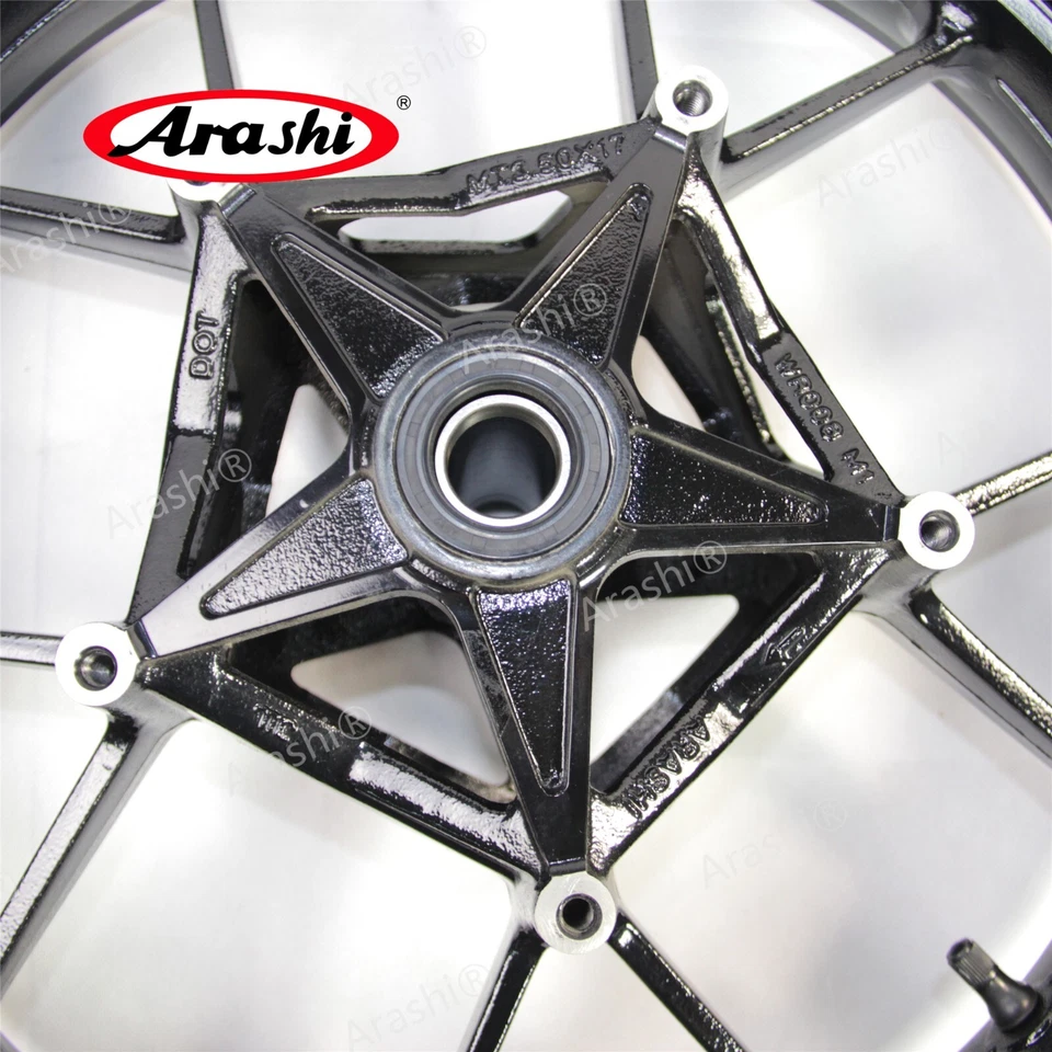 Llanta delantera negra para BMW S1000R/K47 2014-2018 S1000RR/K46 2009-2018 2017 Foto 4 de 4