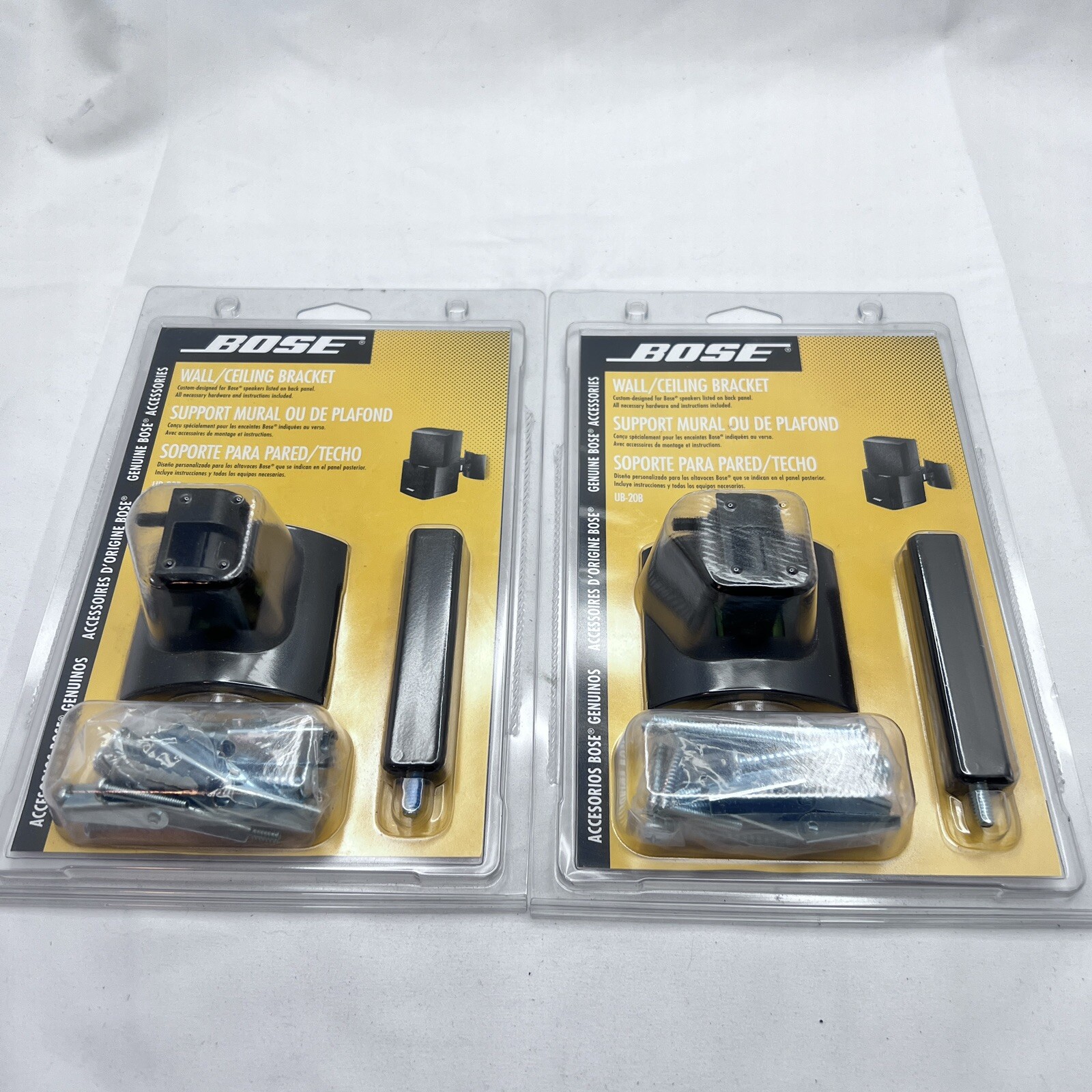 Bose UB20B Wall/Ceiling Bracket for Bose Speakers Set of 2 New In