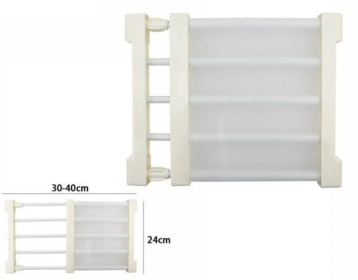 DDD Mensola Allungabile L24 Armadio Mobile Scaffale Estensibile Da 30cm a 40cm dfh