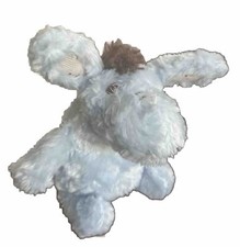 Disney Classic Eeyore Plush Fluffy 10" Winnie The Pooh Blue Baby Lovey Donkey