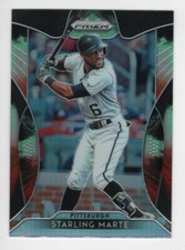 2019 Panini Prizm Baseball COSMIC HAZE PRIZM STARLING MARTE PIRATES #73