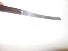 VTG Serrated & curved Grapefruit Knife 3.in Blade blackHandle USA