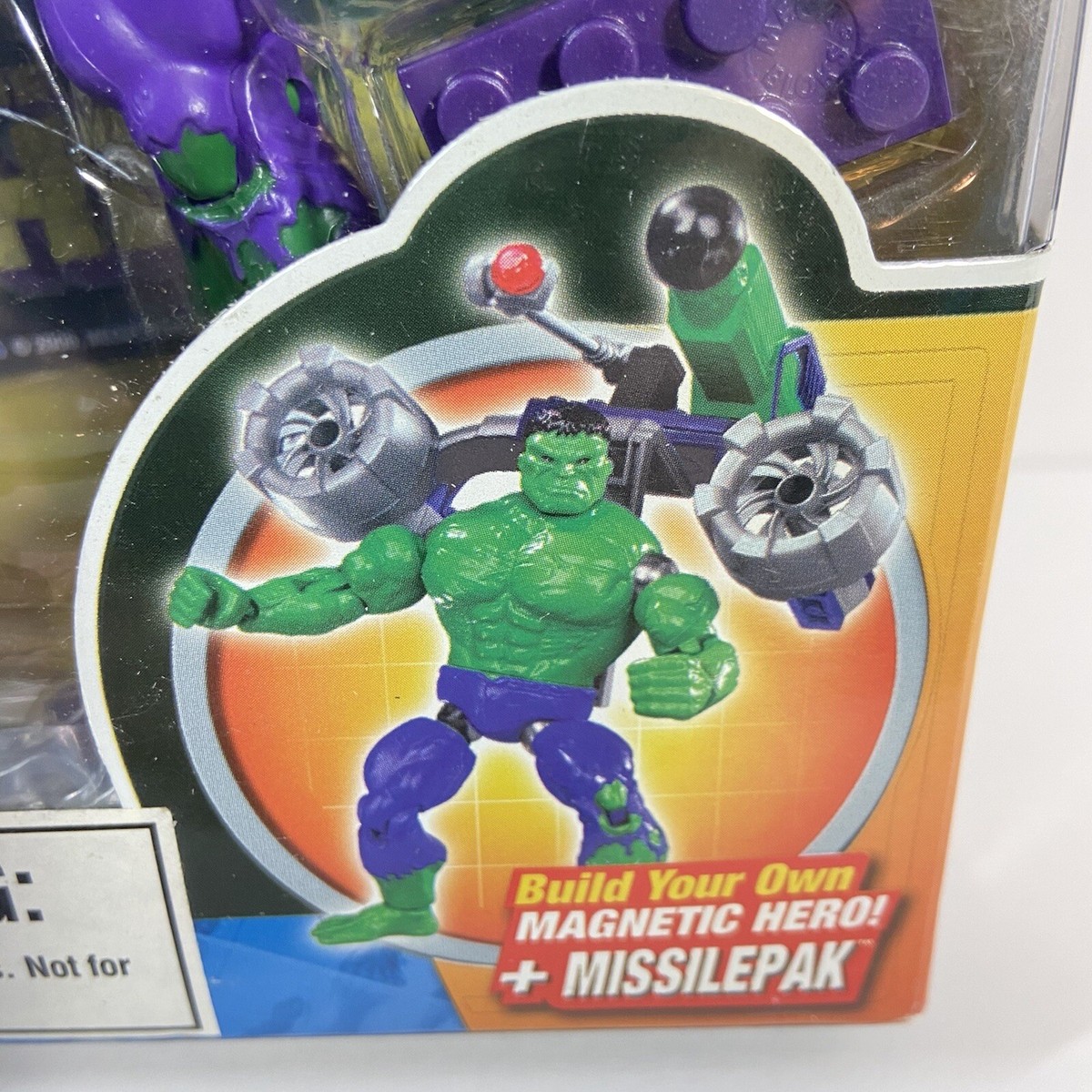 2006 Mega Bloks Magnetic Incredible Hulk Missile Pak #1940