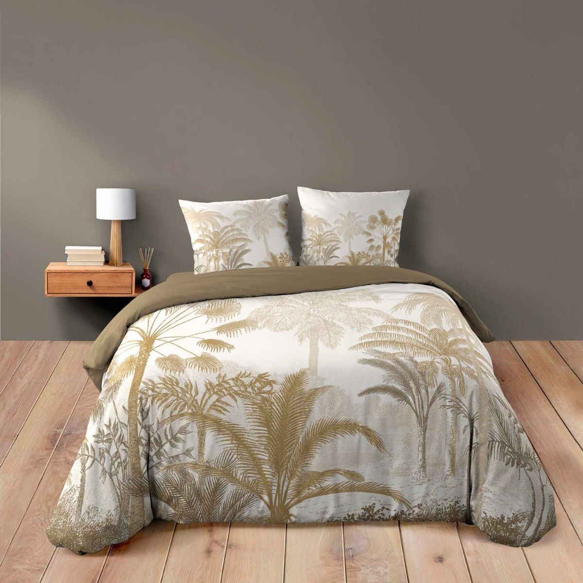 Parure de lit Cocoty naturel 240x220 pour créer une ambiance bohème chic et cocooning