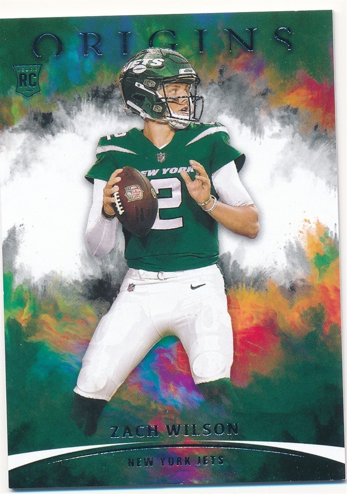 ZACH WILSON 2021 PANINI ORIGINS #102 RC ROOKIE NEW YORK JETS FOOTBALL MINT