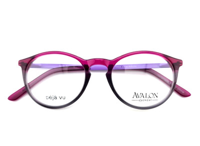 DEJA VU BY AVALON 9028 RASBERRY/PURPLE WOMEN NEW AUTHENTIC EYEGLASSES 49-19-140