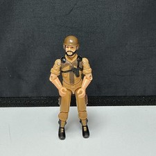 Vintage GI Joe 1984 TAN CLUTCH v2 With Brown Helmet VAMP Driver