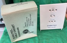 Vintage 1970s BOXED SUBBUTEO TC-N CRICKET SCOREBOARD 
