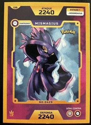 MISMAGIUS - POKEMON MASTER JOURNEY 3R ELEMENTOS CCG