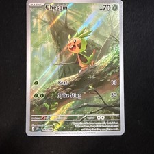 Chespin 87/86 Illustration Rare Pokemon Chaos Rising