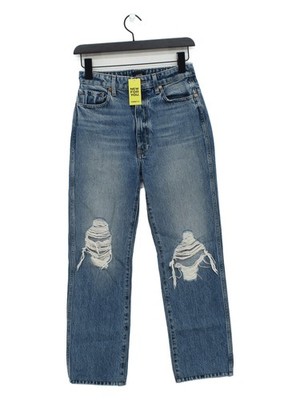 Khaite Damen Jeans W 27 in Blau 100% Baumwolle Straight