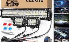 20Inch LED Light Bar and 20 Inch LED Light Bar  4 Inch LED Pods 2PCS Kit