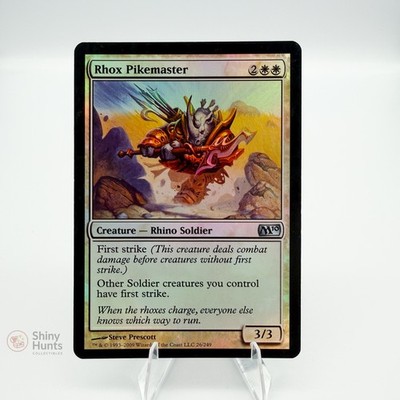 Magic The Gathering Rhox Pikemaster Magic 2010 FOIL NM