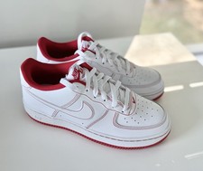 AUTHENTIC NIKE AIR FORCE 1 White University Red CW1575 100 GS Youth size 7