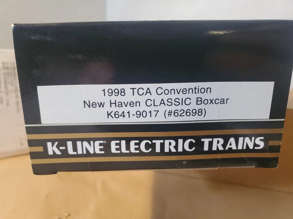 K-Line K641-9017 New Haven CLASSIC BoxCar 1998 TCA Convention New OB & MB - Image 4 of 4