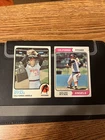 1973 and 1974 Topps Nolan Ryan - (2) card lot.