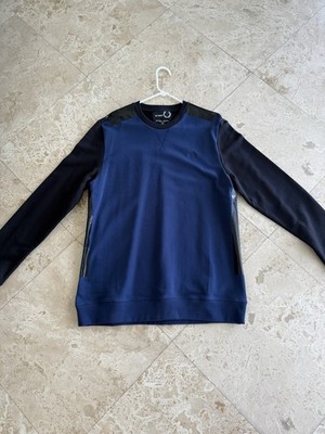 Fred Perry X Raf Simons Rare Collection London Long Sleeve Blue Men Size 42
