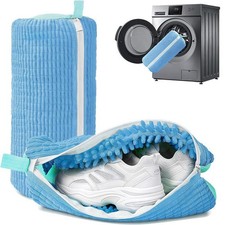 1/2pcs Washing Machines Trainers Shoes Laundry Bag Wash Boot Mesh with Zips