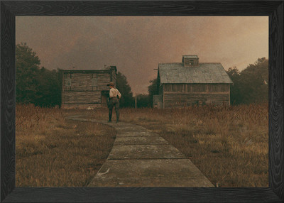Moody Place Scene 1 3D Framed Wall Art Poster Canvas Print Picture
