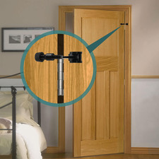 8pcs Black Hinge Pin Door Stoppers, Adjustable Heavy Duty Door Stoppers Hinge...