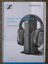 Sennheiser RS 175 Wireless Surround Sound Noise Blocking Stereo Headphones Black