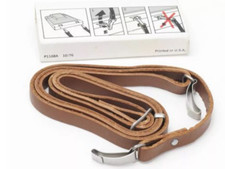 Genuine Polaroid sx-70 alpha 1 Tan Leather Neck Strap-New in Package-Ships ToDay